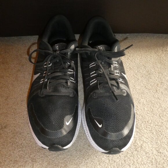 Nike Quest Running Shoes / Black Sneakers Size 10 - Picture 7 of 11